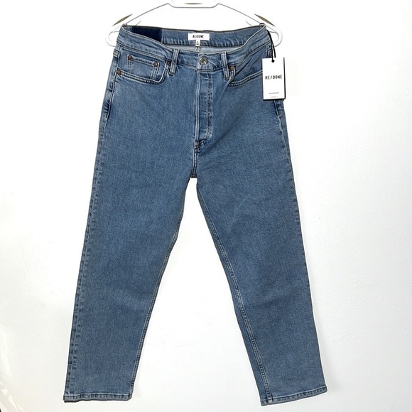 Re/Done 70s High Waist Jeans Stove Pipe NAF - Picture 2 of 7